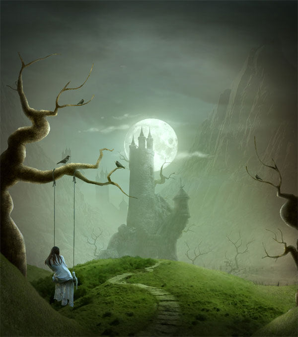 Create an Emotional Dreamscape Digital Photo Manipulation 67